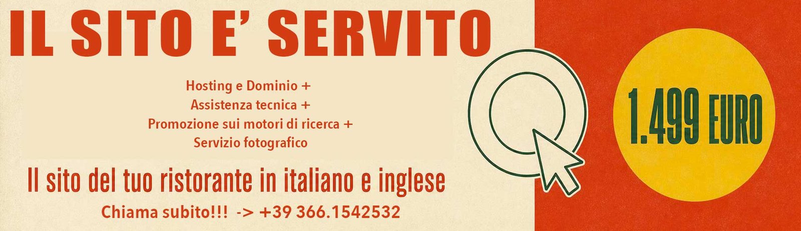 il sito è servito, promozione sito internet