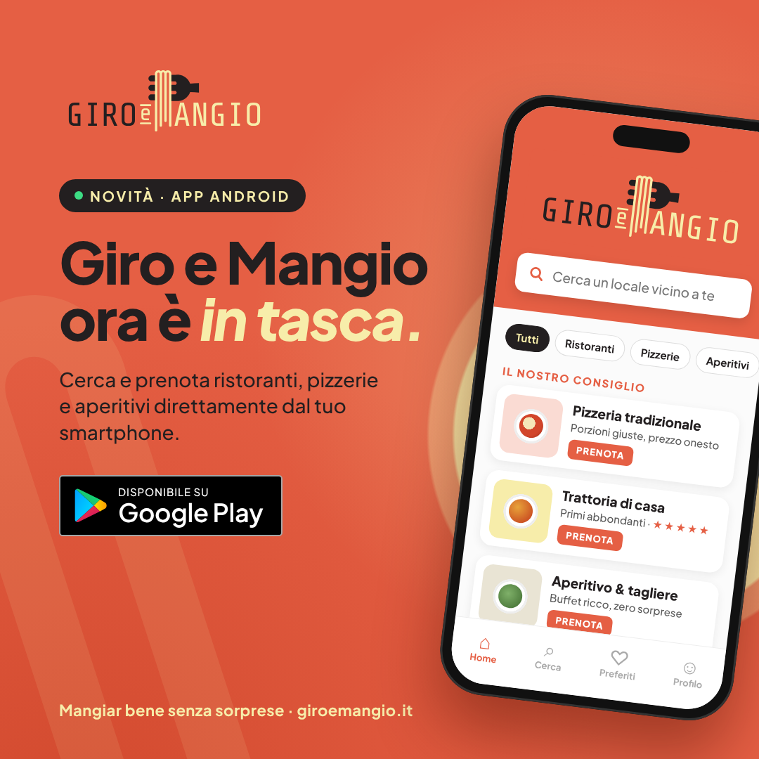 scarica la app di giro e mangio